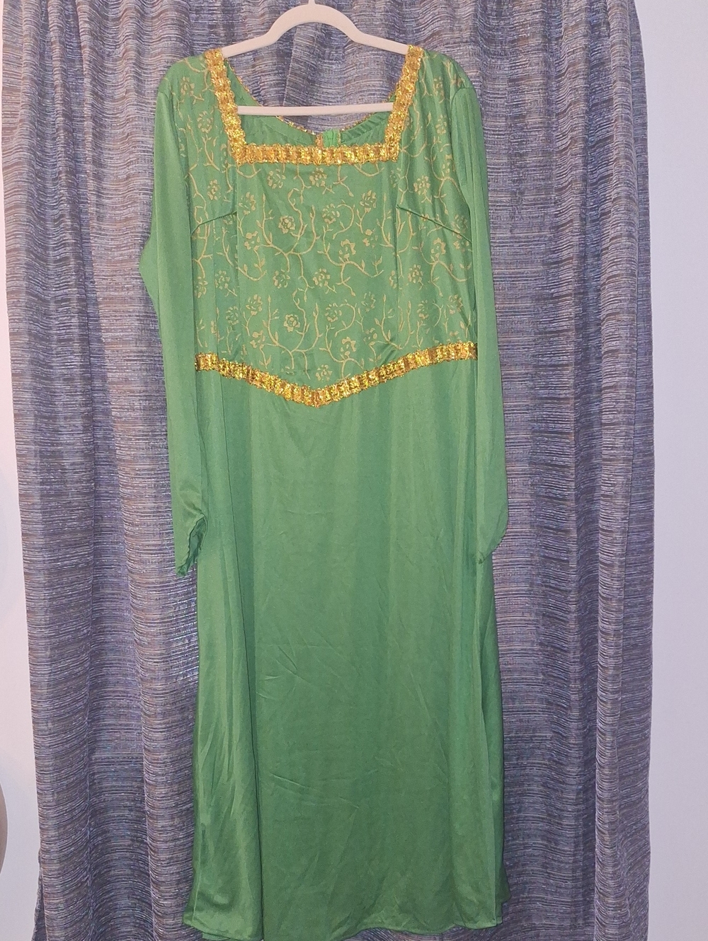 Amazon Green Long Sleeve Princess Dress